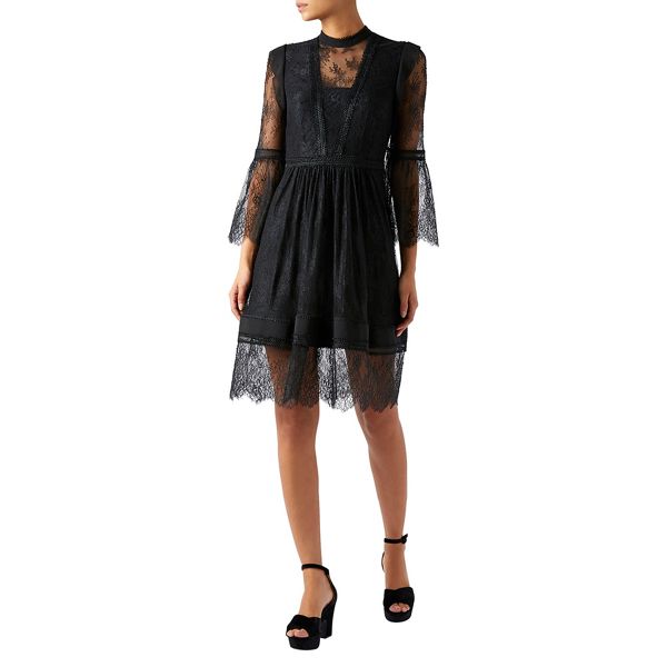 Dresses - Black Victoria lace dress