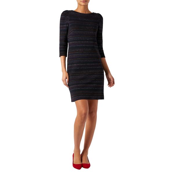 Dresses - Multicoloured Lucia stripe jacquard dress