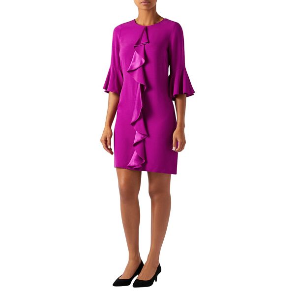 Dresses - Purple 'Rocco' ruffle tunic dress