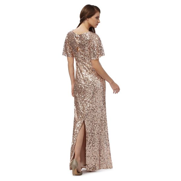 Fashion No. 1 Jenny Packham Pink embellished 'Carys' v-neck evening dress 80208506 Outlet