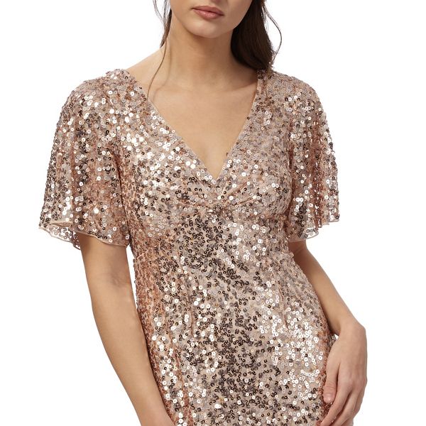 Fashion No. 1 Jenny Packham Pink embellished 'Carys' v-neck evening dress 80208506 Outlet