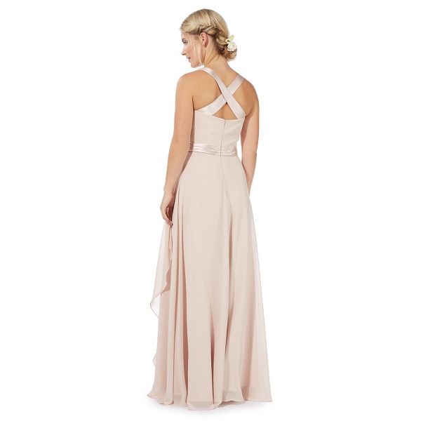 Outstanding No. 1 Jenny Packham Pink 'Lily' v-neck evening dress 80208500