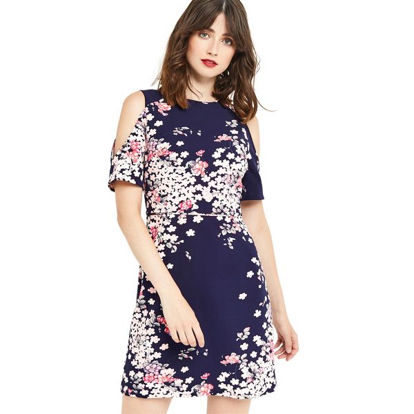 Oasis Dresses - Kimono frill sleeves dress