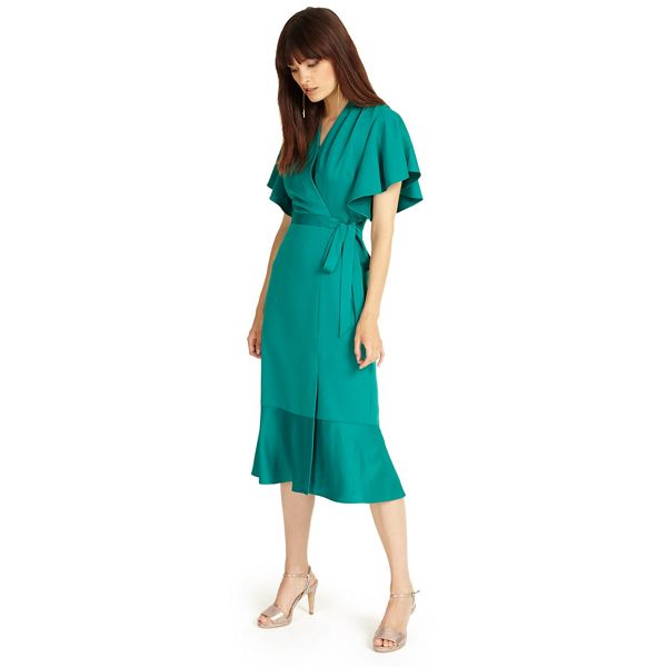 Phase Eight Dresses - Bright green carlie frill dress