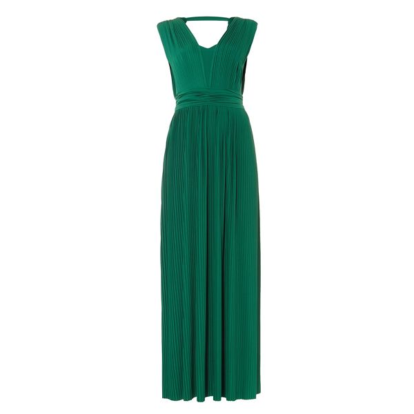 Classic Phase Eight Emerald aldora pleat full length dress 54510_204232832 For Sale