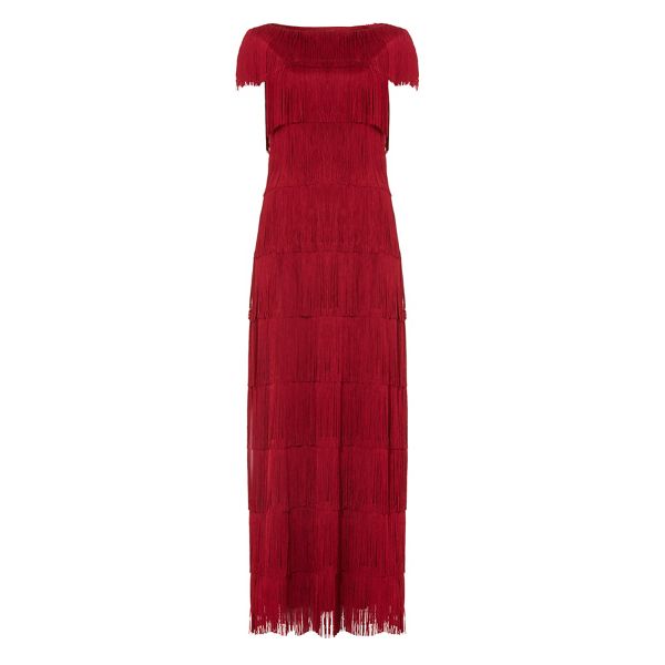 Stylish Phase Eight Red ismay fringe dress 54510_204278731