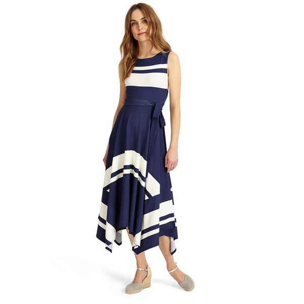Phase Eight Dresses - Winola stripe maxi dress