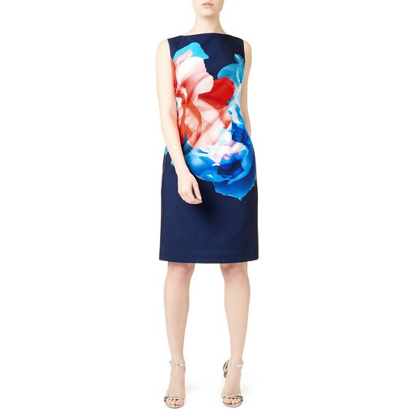 Precis Dresses - Multicoloured maggie floral placement dress