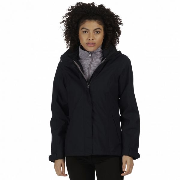Regatta Coats & Jackets - Black 'Calyn' 3-in-1 waterproof jacket