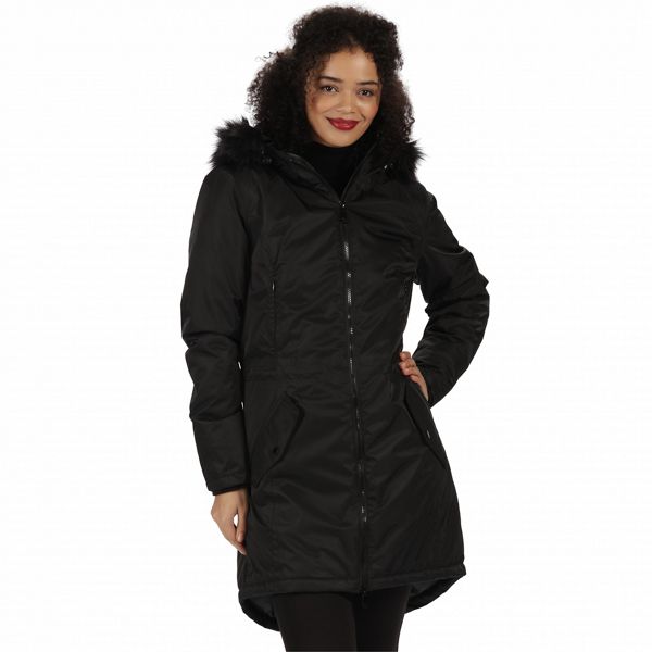 Regatta Coats & Jackets - Black 'Lucetta' waterproof insulated jacket