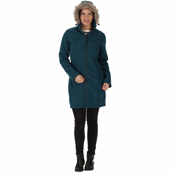 Outstanding Regatta Blue 'Adelma' softshell jacket 56707_RWL141_01