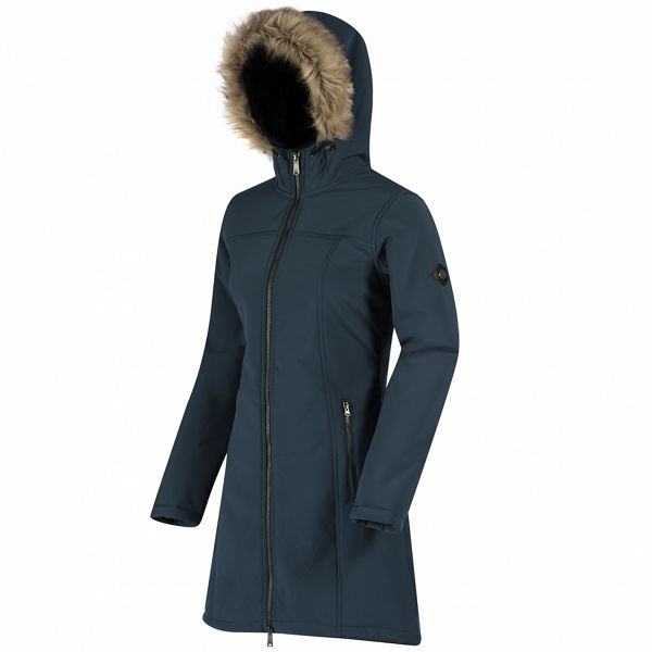 Outstanding Regatta Blue 'Adelma' softshell jacket 56707_RWL141_01