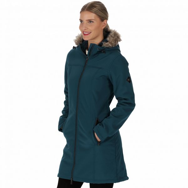 Regatta Coats & Jackets - Blue 'Adelma' softshell jacket