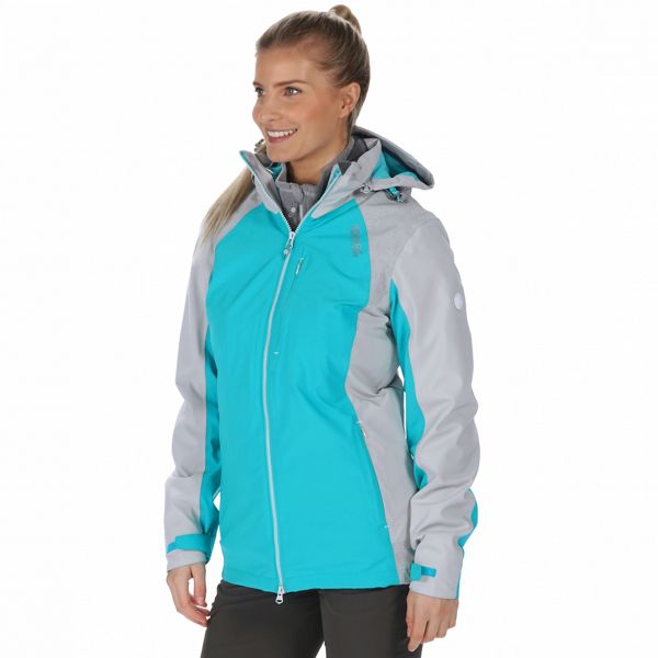 Regatta Coats & Jackets - Blue 'Carletta' 3-in-1 waterproof jacket