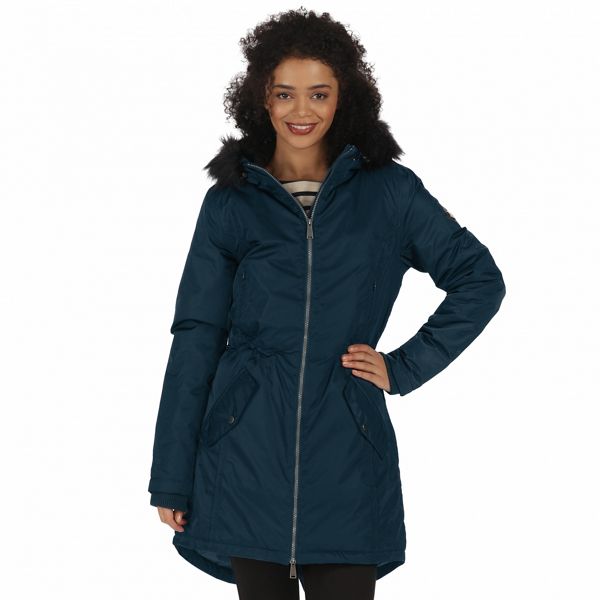 Regatta Coats & Jackets - Blue 'Lucetta' waterproof insulated jacket