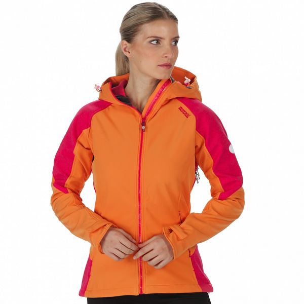 Regatta Coats & Jackets - Orange 'Desoto' softshell jacket