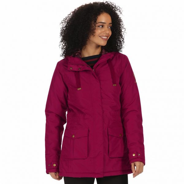 Regatta Coats & Jackets - Red 'Beatriz' waterproof parka jacket