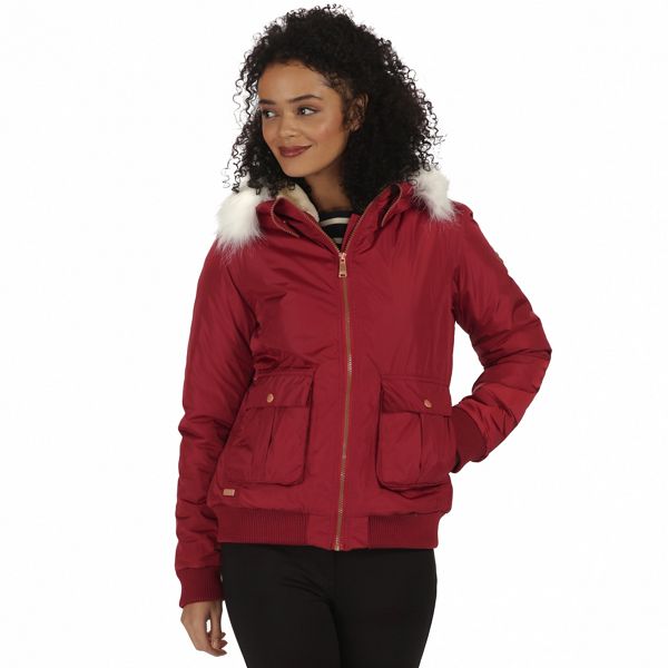 Regatta Coats & Jackets - Red 'Berdine' waterproof bomber jacket
