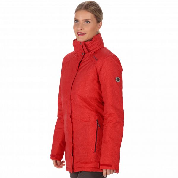 Regatta Coats & Jackets - Red 'Seyma' waterproof insulated jacket