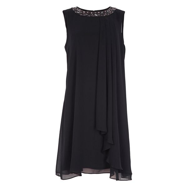 Timeless Roman Originals Black embellished neck dress 60514_FFN0047130 For Sale