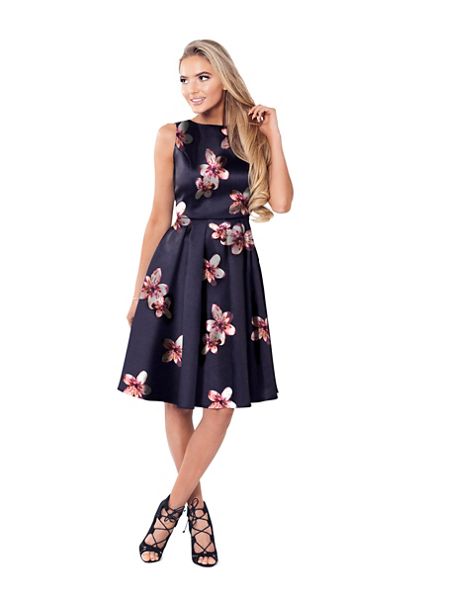 Sistaglam Dresses - Floral 'Avrille' prom dress