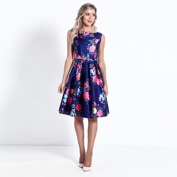 Sistaglam Dresses - Floral 'Neeko' prom dress