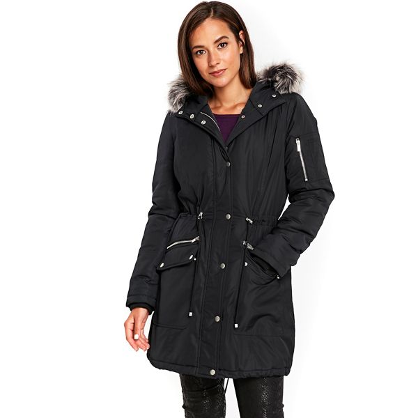 Wallis Coats & Jackets - Black padded parka coat