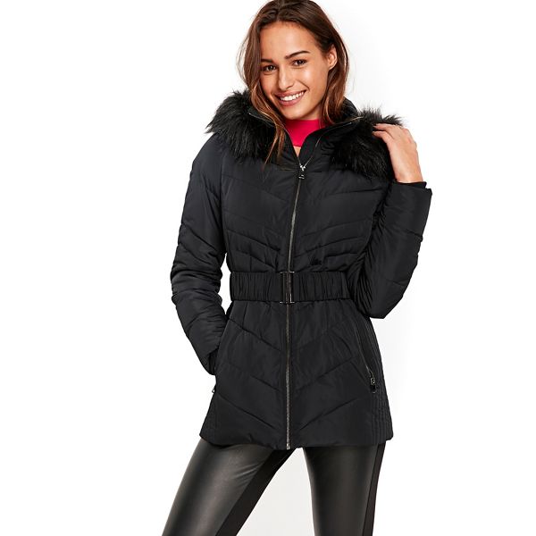 Wallis Coats & Jackets - Black short padded coat