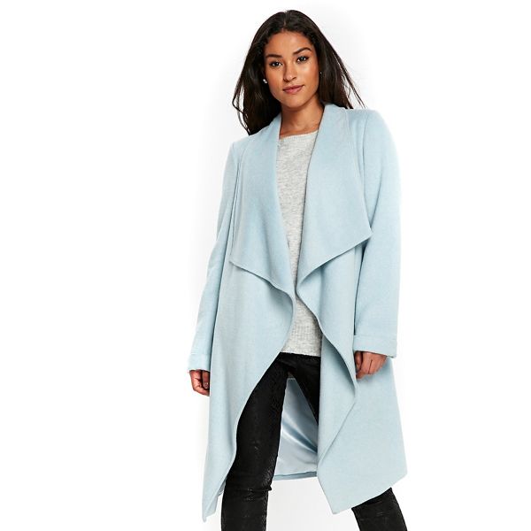 Wallis Coats & Jackets - Blue drawn waterfall coat