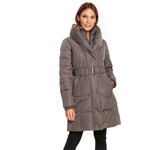 Wallis Coats & Jackets - Mink cosy collar padded coat