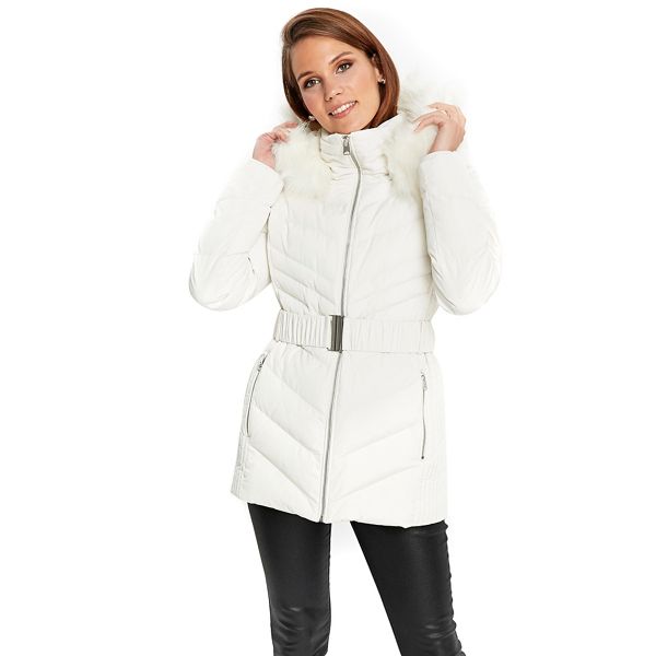 Wallis Coats & Jackets - Winter white padded coat