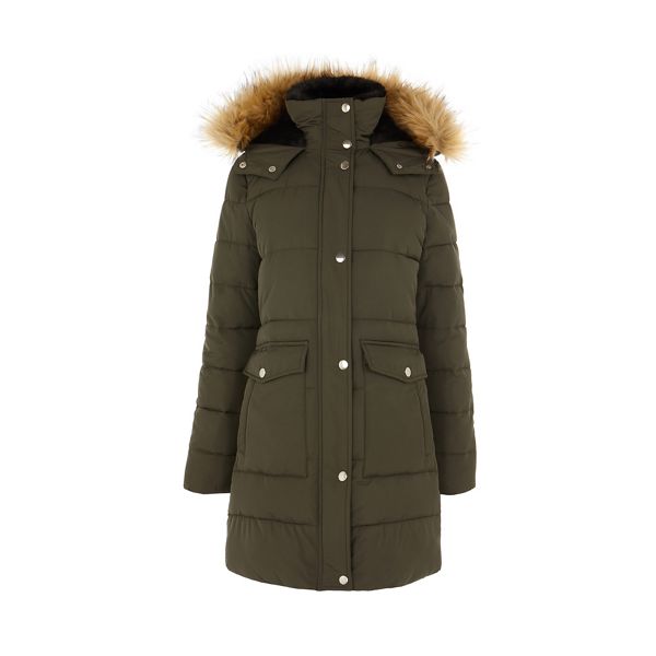 Warehouse Coats & Jackets - Fitted wadded coat