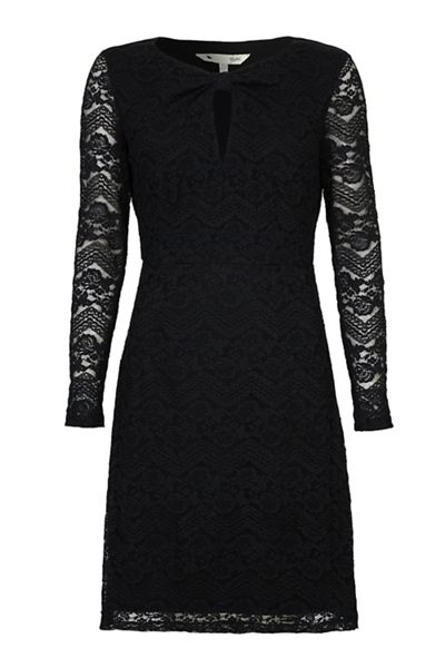 Fashion Yumi Black bow lace bodycon dress 62575_YD00044260 Outlet