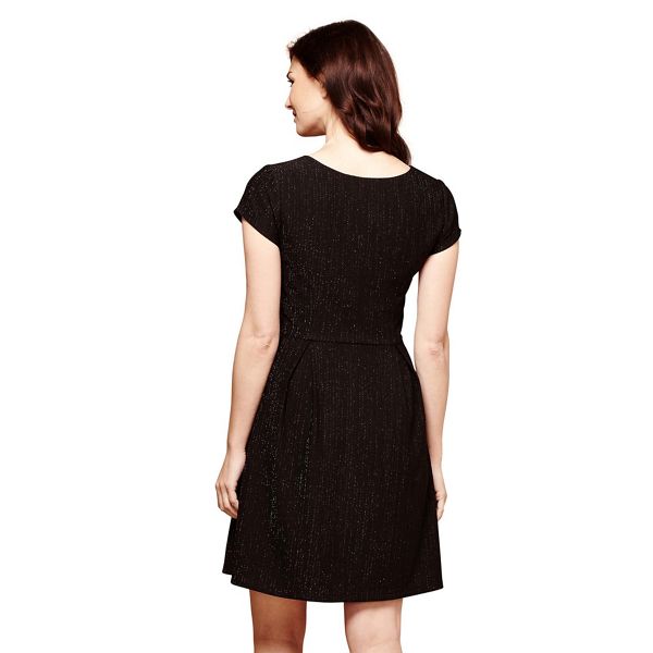 Exquisite Yumi Black lace 'Ava-rose' mini skater dress 62575_YD00068760 On Sale